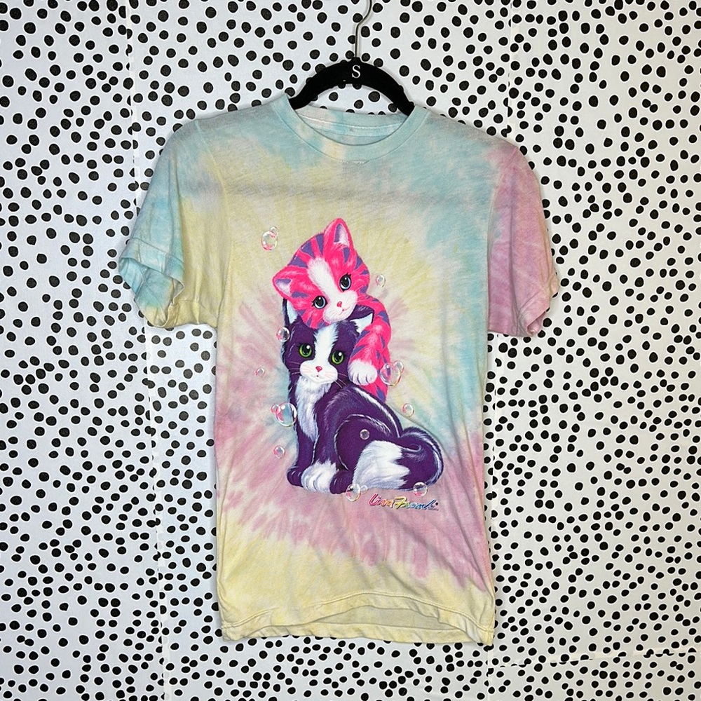Y2K vintage Lisa Frank Cat Graphic T-Shirt